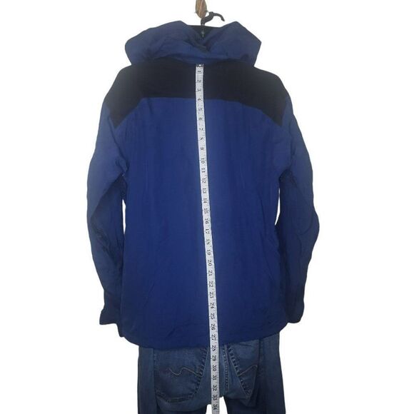 REI E1 Elements Full Zip Hooded Blue Sz L Windbreaker Men - Picture 3 of 7